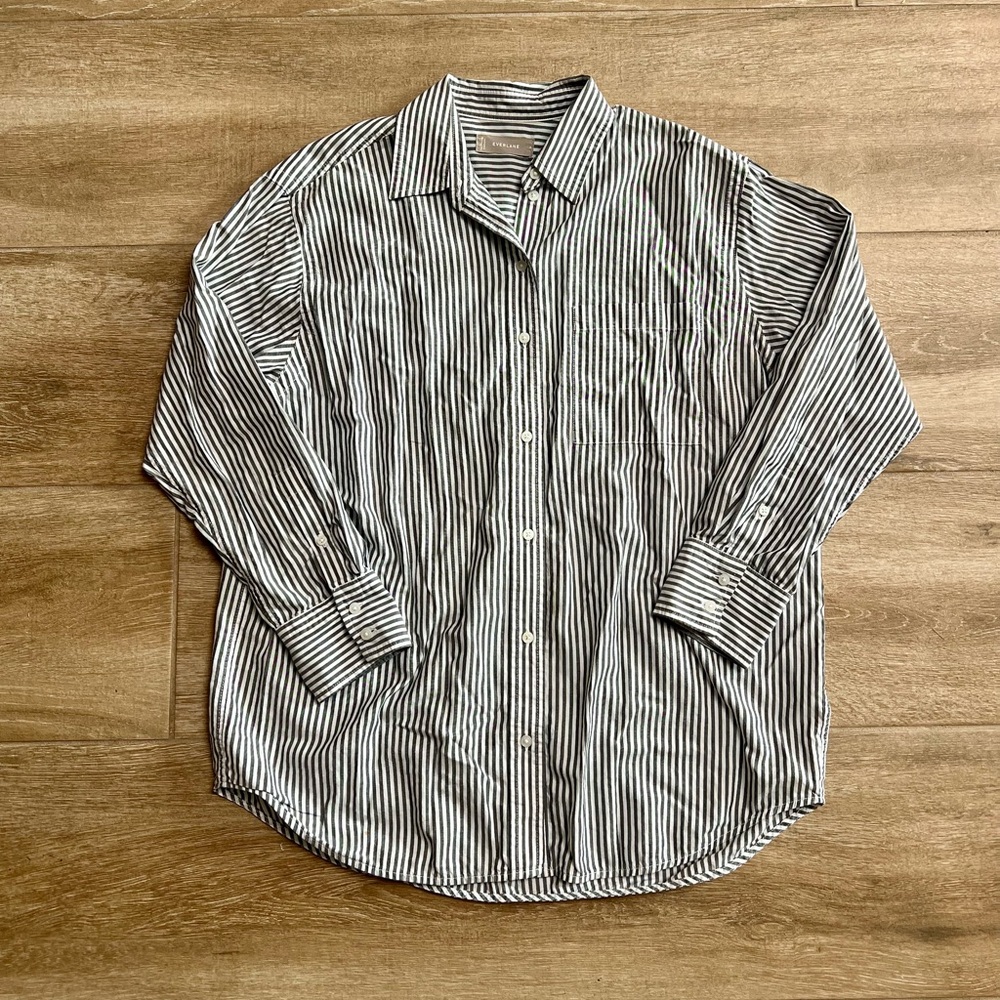 Everlane Striped Button Down
